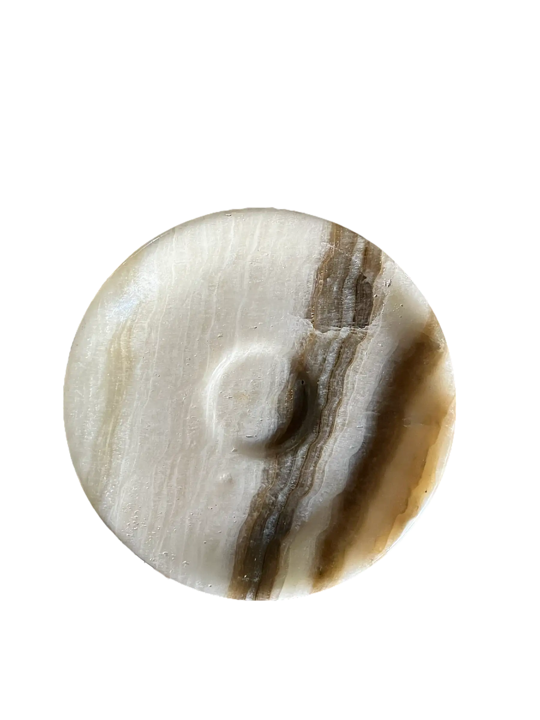 Cream Marble Fruit Bowl